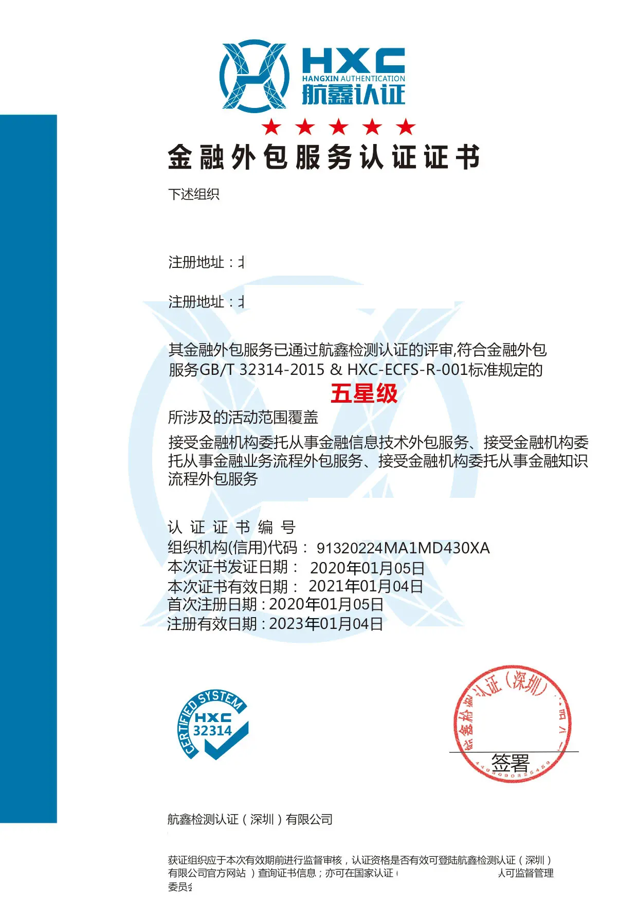 金融机构外包服务认证管理体系构建与实效研究